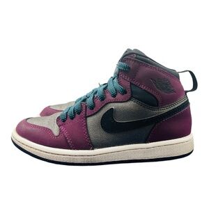 Air Jordan 1 Mid Racer Purple/Gray Size US 1Y